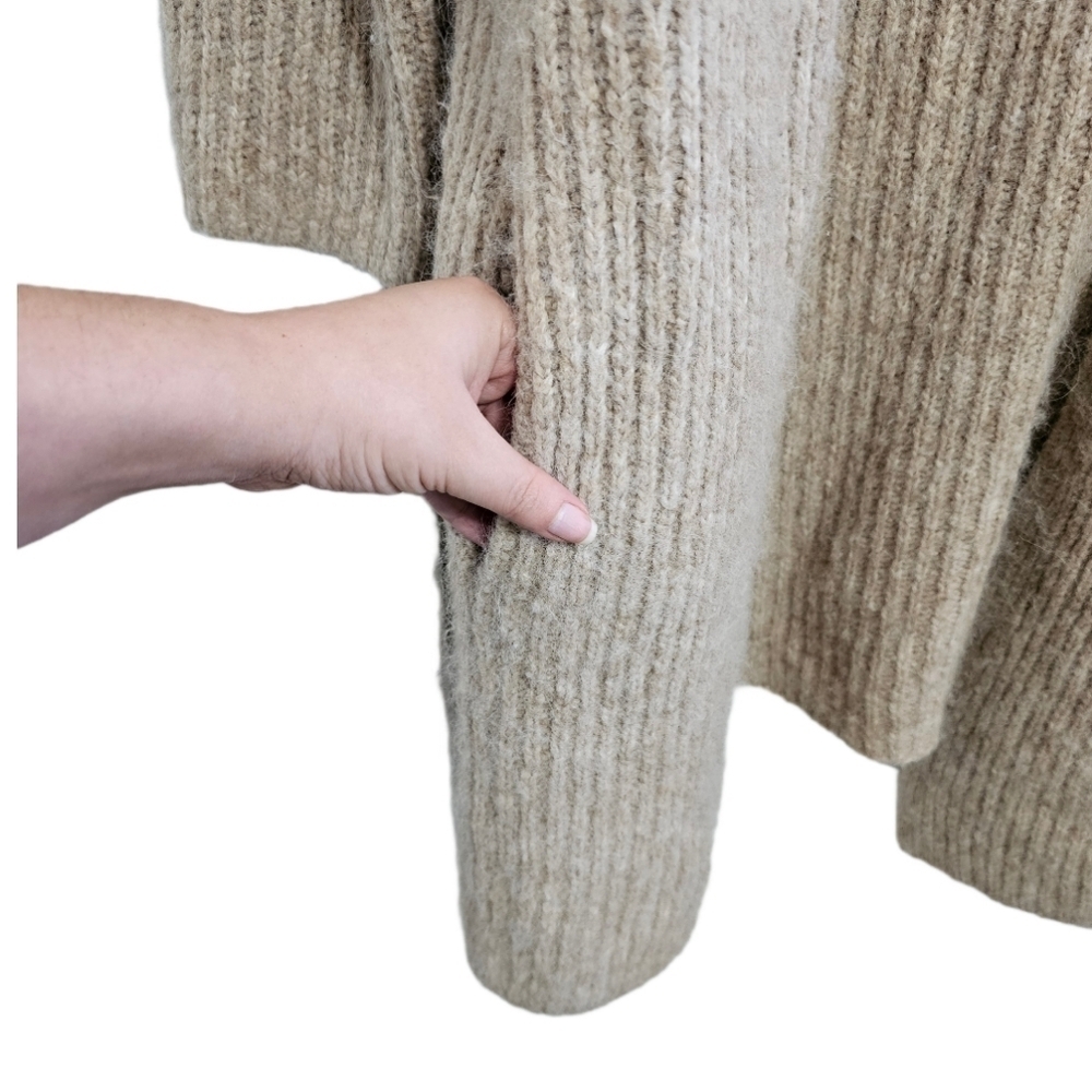 Club Monaco knit sweater open cardigan cream italian yarn size small - Picture 6 of 12
